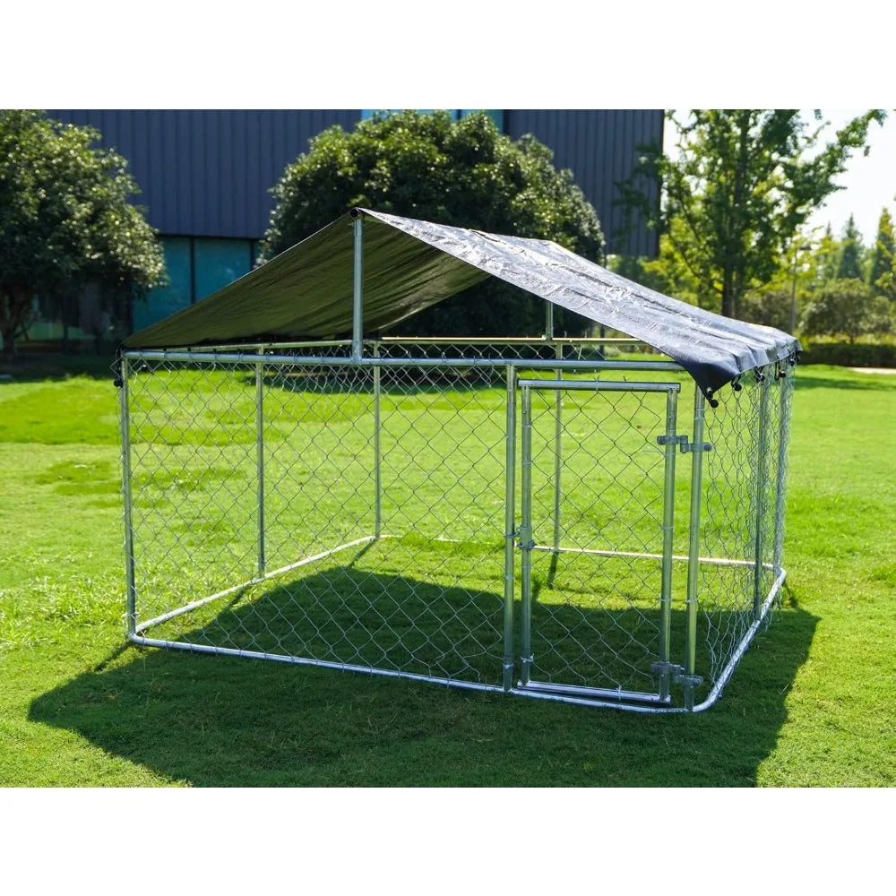 Outdoor Heavy Duty Metal Dog Kennel Enclosure