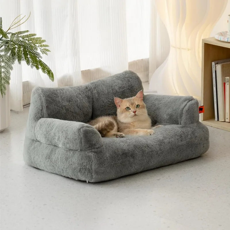 Pet Couch Bed, Washable Cat Beds