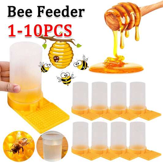 1-10pcs Bee Watering Feeder For Beekeeper