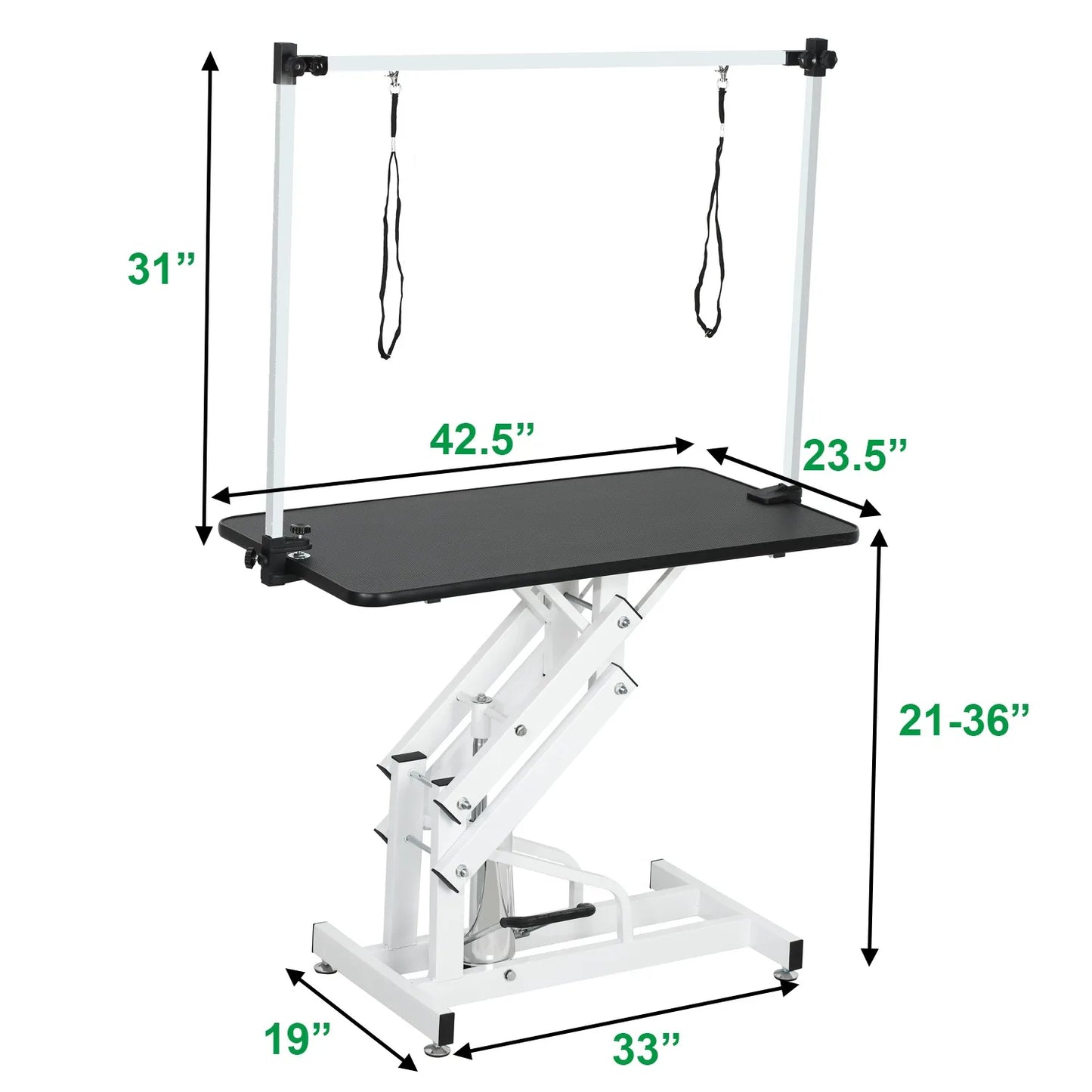 43 Inch Hydraulic Pet Grooming Table Upgraded