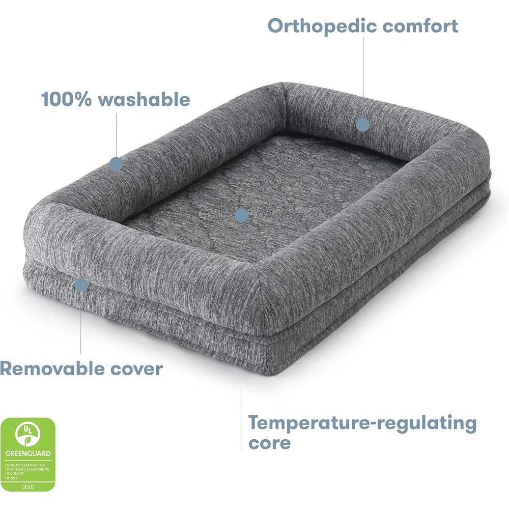 Small, Large Dog Bed with Washable Cover