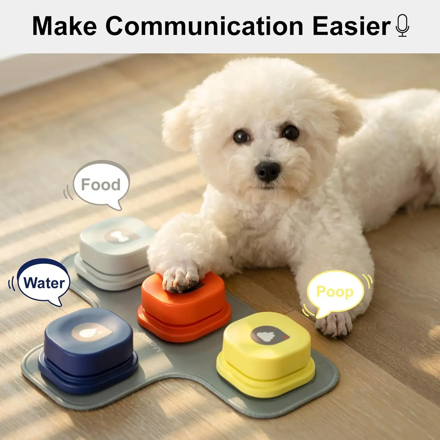 Dog Vocal Interactive Button Communication Training Toy