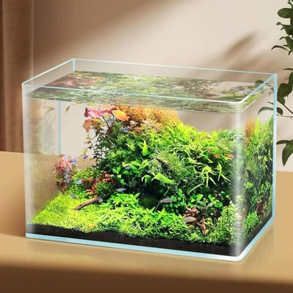 2 Gallon Rimless Glass Cube Fish Tank