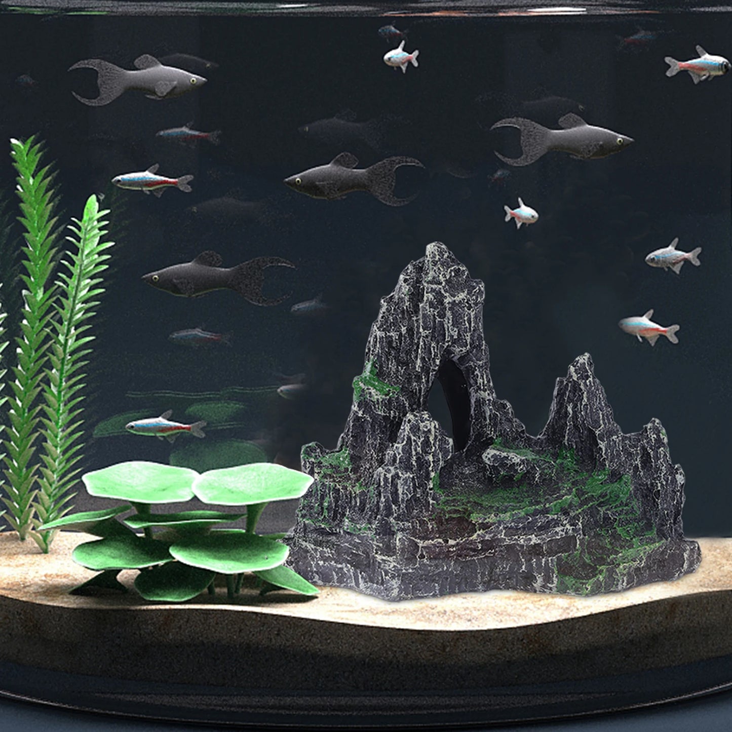 Stone Aquarium Landscape Tank Decoration