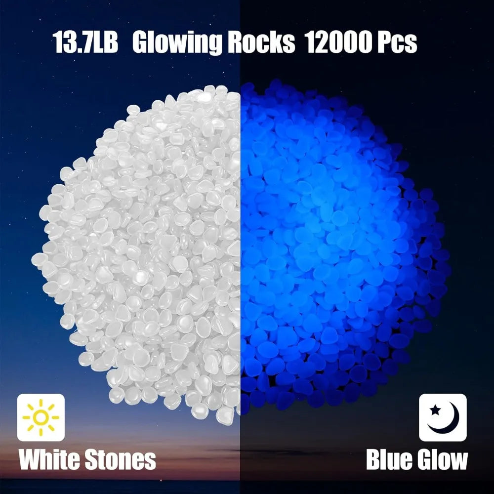 12000 Pcs Decorative Pebble For Patio Aquarium Landscaping