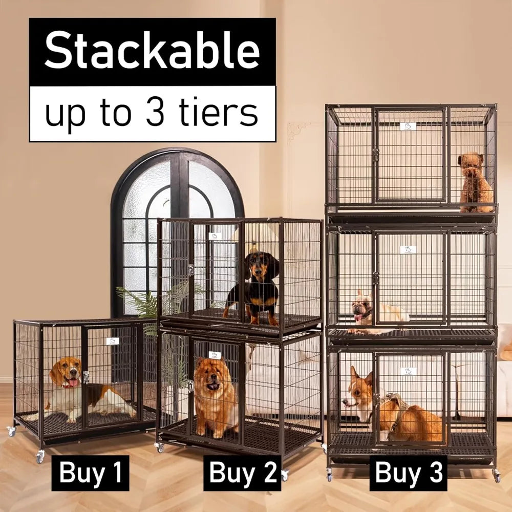 37 inch Stackable Heavy Duty Dog Crate