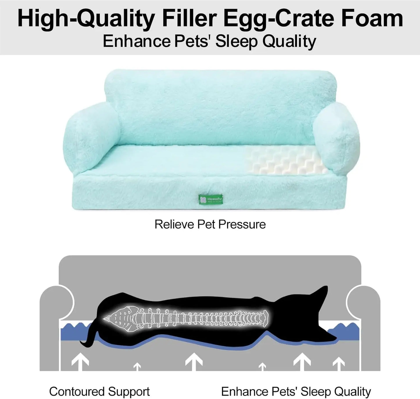 Cat Bed With Removable Washable Cover